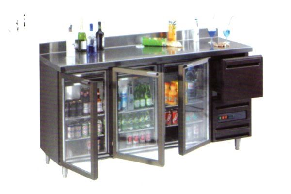 Cam Kapaklı Bar Buzdolabı